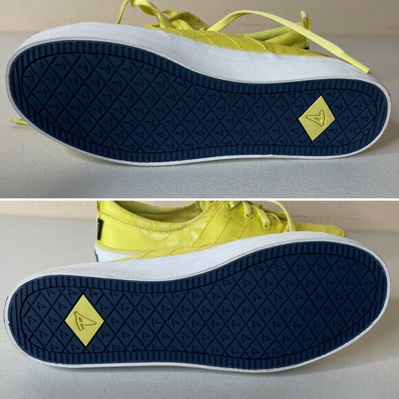 Sperry Yellow Bionic Sneakers Sample Shoes Size 7 - Picture 12 of 15